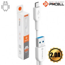 Cabo USB Micro USB/V8 2m 2A Solid 987 PMCELL CB-11 Branco